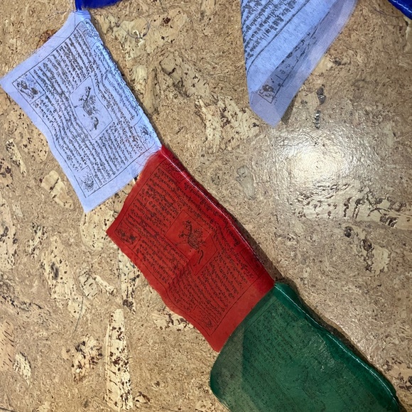 Colorful Prayer Flag Garland - Picture 2 of 2